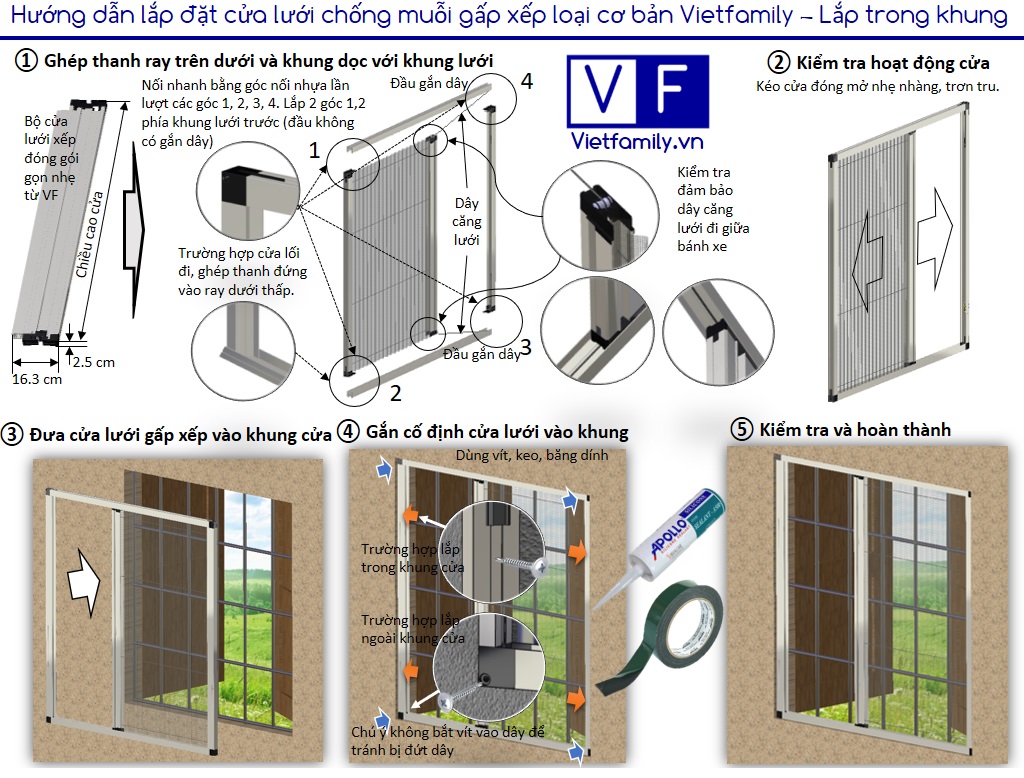   5 lý do bạn nên từ làm và tự lắp cửa lưới chống muỗi cho ngôi nhà của mình